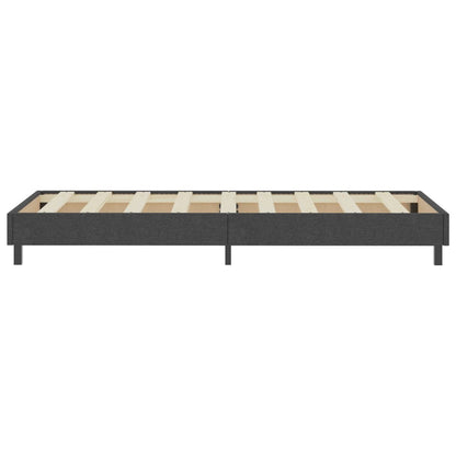 Boxspring-Bettgestell Grau Stoff