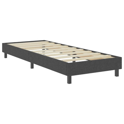 Boxspring-Bettgestell Grau Stoff