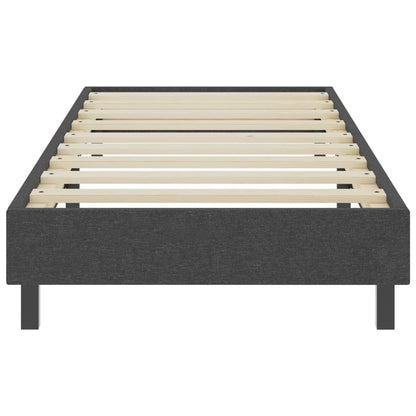 Boxspring-Bettgestell Grau Stoff