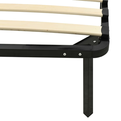 Bettgestell Schwarz Metall 90×200 Cm