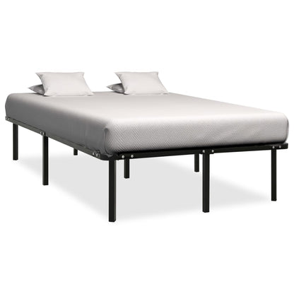Bettgestell Schwarz Metall 90×200 Cm