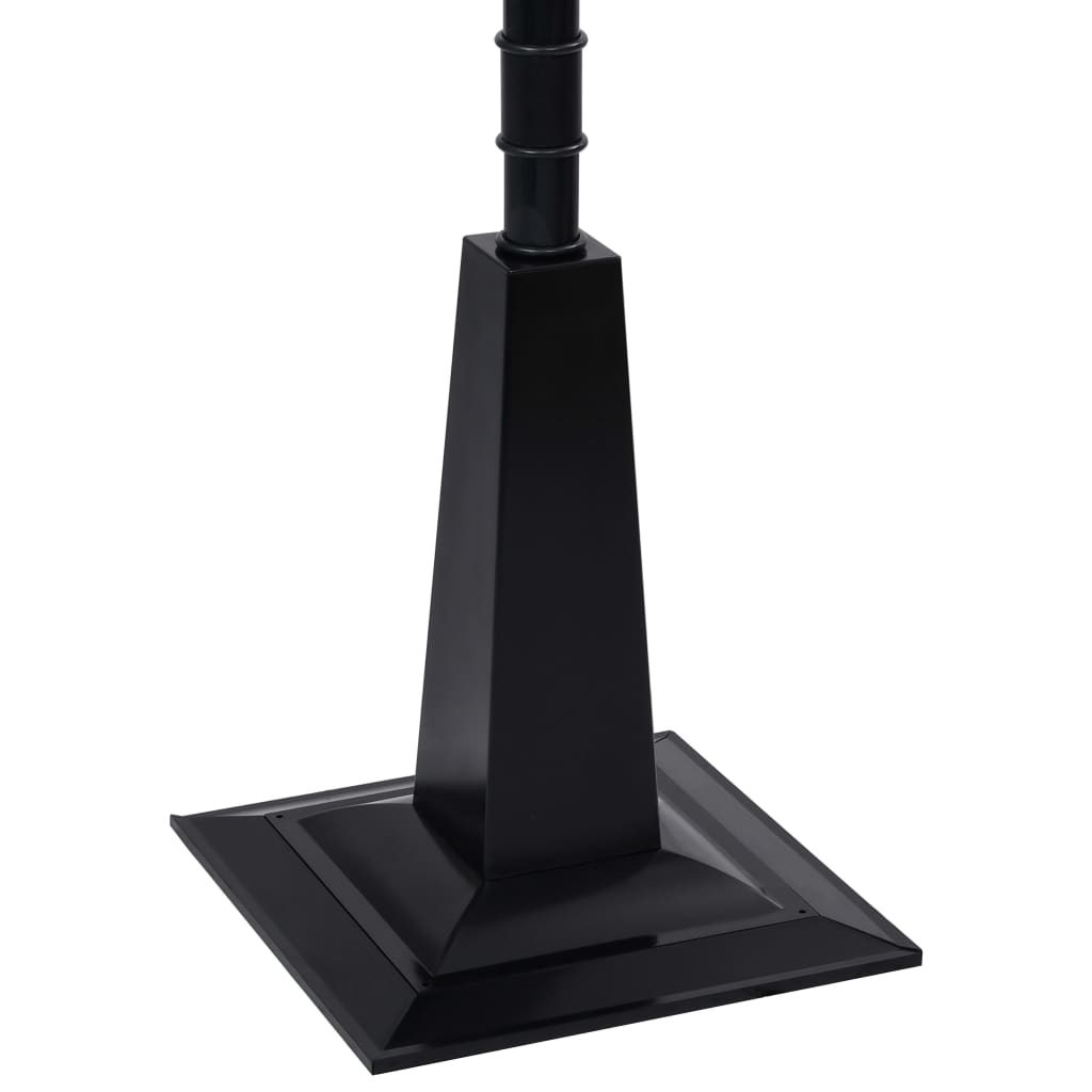 Weihnachts-Straßenlampe Mit Weihnachtsmann 81 X 40 X Pvc Schwarz Und Rot