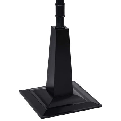 Weihnachts-Straßenlampe Mit Weihnachtsmann 81 X 40 X Pvc Schwarz Und Rot