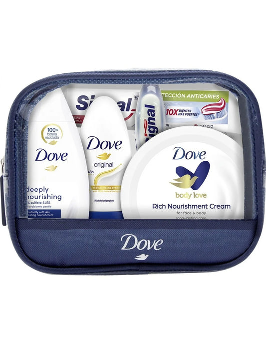 DOVE Kosmetiktaschen Set 5 Stück Reise Necessaire für Damen