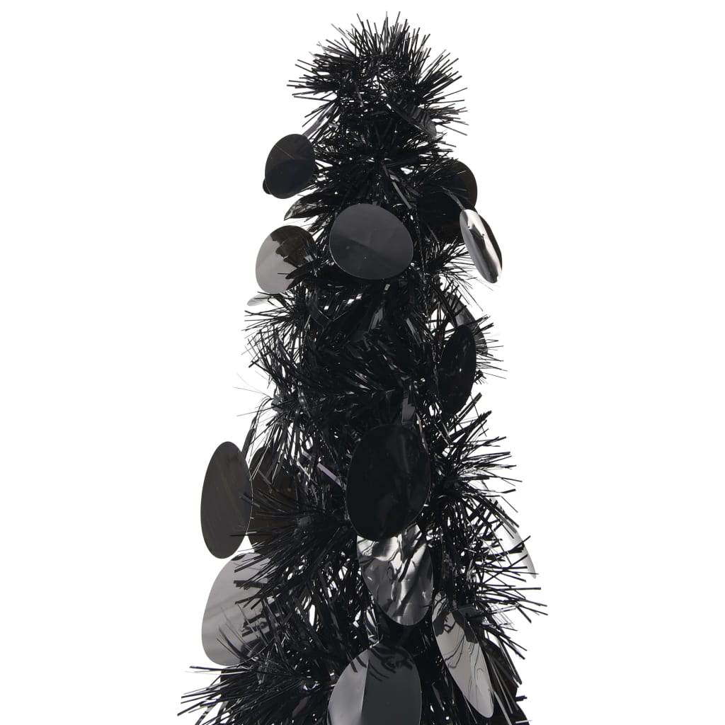 Künstlicher Pop-Up-Weihnachtsbaum Schwarz 120 Cm Pet