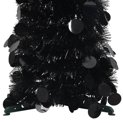 Künstlicher Pop-Up-Weihnachtsbaum Schwarz 120 Cm Pet