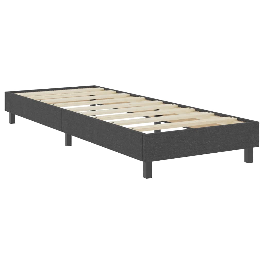Boxspringbett Dunkelgrau Stoff