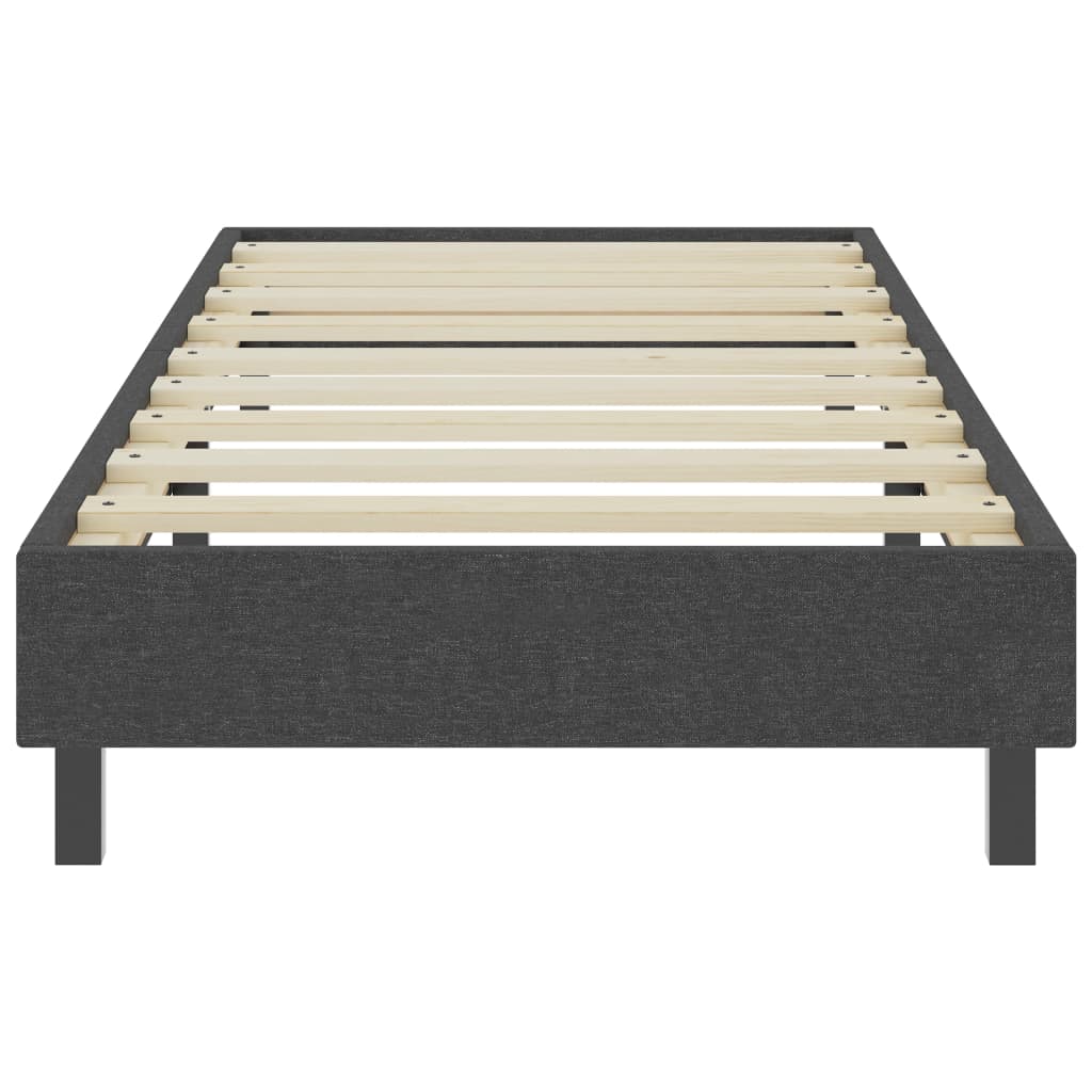 Boxspringbett Dunkelgrau Stoff