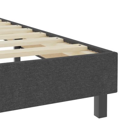 Boxspringbett Dunkelgrau Stoff