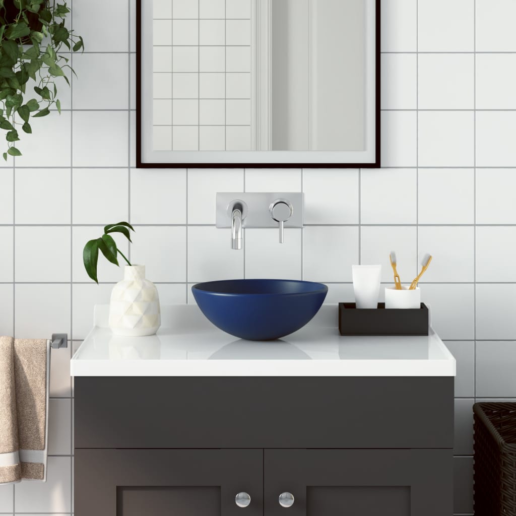 Waschbecken Keramik Rund