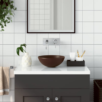 Waschbecken Keramik Rund