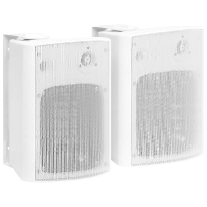 Wandlautsprecher Stereo 2 Stk. Weiß Indoor Outdoor 120 W
