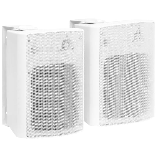 Wandlautsprecher Stereo 2 Stk. Weiß Indoor Outdoor 120 W