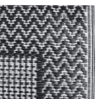 Outdoor-Teppich Grau Pp Schwarz Und Grau