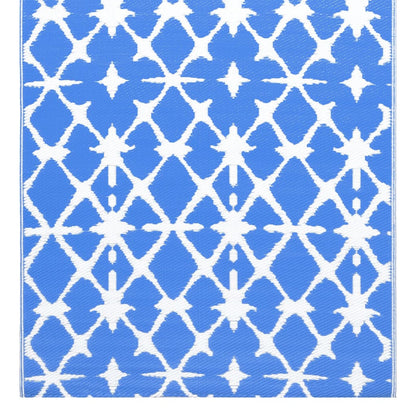 Outdoor-Teppich Arakil Weiß Und Blau Pp Blau Und Weiß