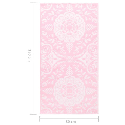 Outdoor-Teppich Arakil Pp Rosa