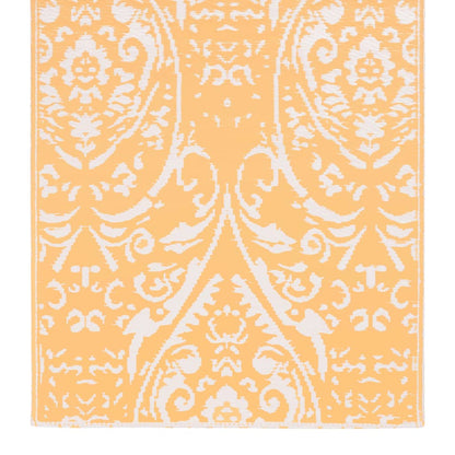 Outdoor-Teppich Arakil Orangefarben Und Blau Pp Orange Und Weiß