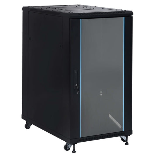 22U Netzwerkschrank Mit Rollen 19&quot; Ip20 1050X600X1170 Mm