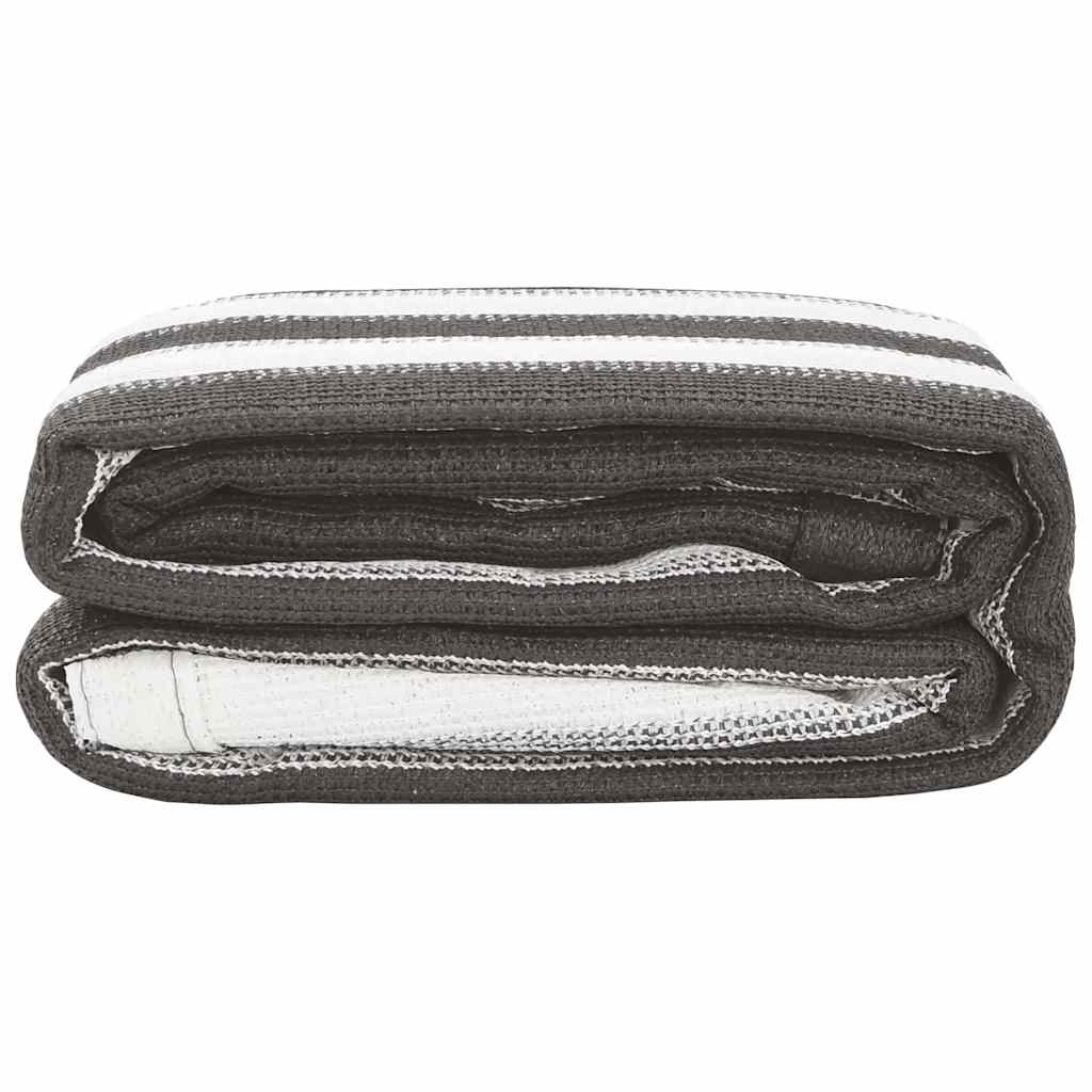 Zeltteppich 300X400 Cm Anthrazit Und Weiß