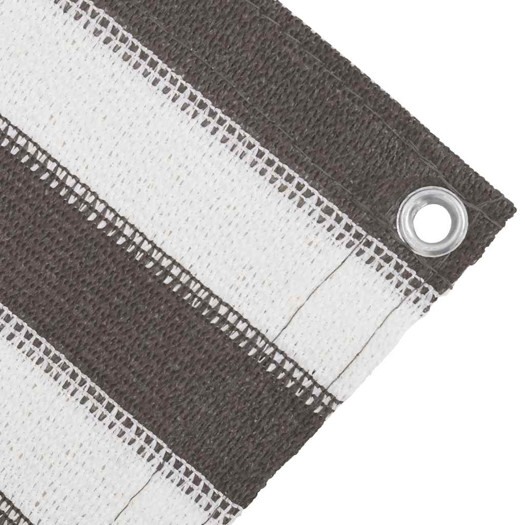 Zeltteppich 300X500 Cm Anthrazit Und Weiß