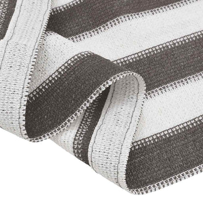 Zeltteppich 300X500 Cm Anthrazit Und Weiß