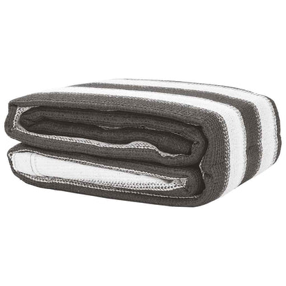 Zeltteppich 400X500 Cm Hdpe Anthrazit Und Weiß