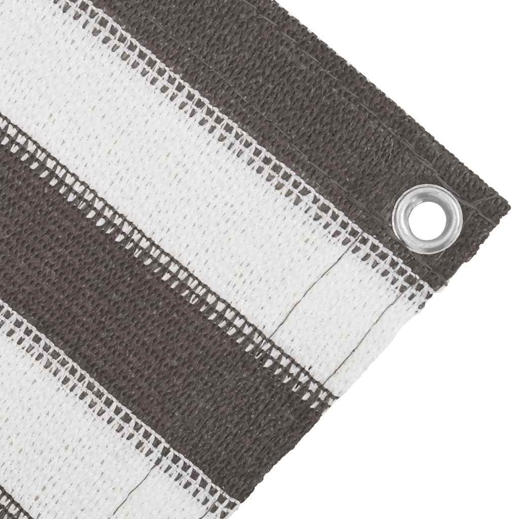 Zeltteppich 400X500 Cm Hdpe Anthrazit Und Weiß