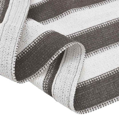 Zeltteppich 400X500 Cm Hdpe Anthrazit Und Weiß