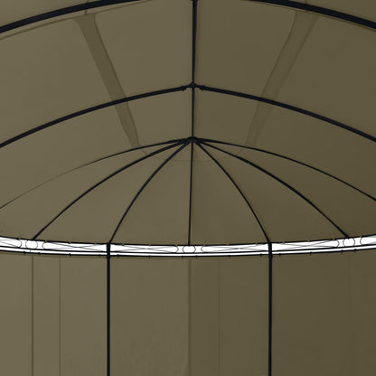 Pavillon Mit Vorhängen 520X349X255 Cm 180 G/M²