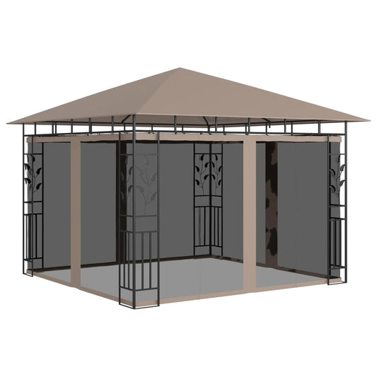 Pavillon Mit Moskitonetz 3X3X2,73 M 180 G/M²