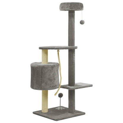 Katzenbaum Mit Sisal-Kratzsäulen 120 Cm