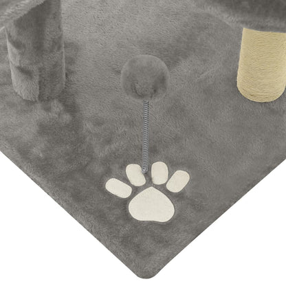 Katzenbaum Mit Sisal-Kratzsäulen 120 Cm