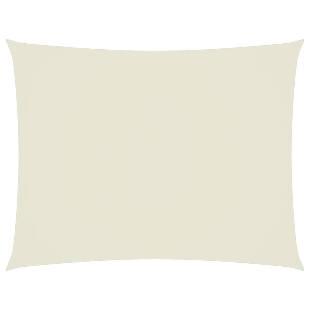 Sonnensegel Oxford-Gewebe Rechteckig Creme
