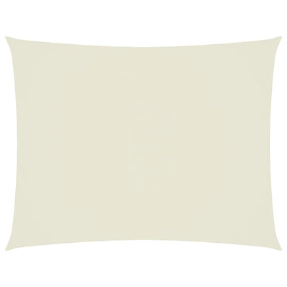 Sonnensegel Oxford-Gewebe Rechteckig Creme