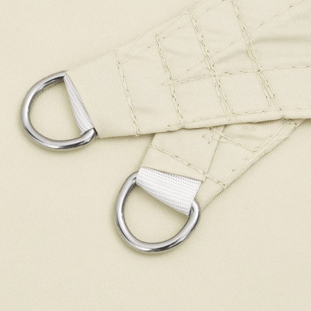 Sonnensegel Oxford-Gewebe Rechteckig Creme