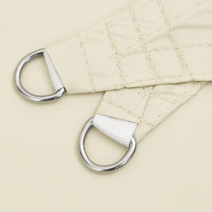 Sonnensegel Oxford-Gewebe Rechteckig Creme