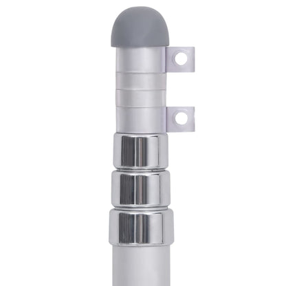Teleskop-Fahnenmast Aluminium