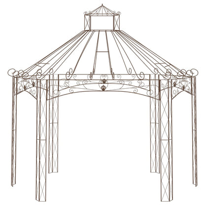 Gartenpavillon Antik-Braun Eisen
