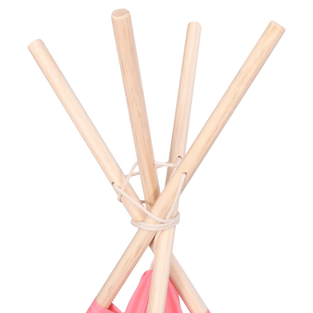 Katzen-Tipi-Zelt Mit Tasche Pfirsichhaut Gestreift 60X60X70 Cm