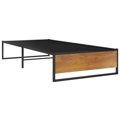Bettgestell Schwarz Metall
