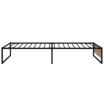 Bettgestell Schwarz Metall