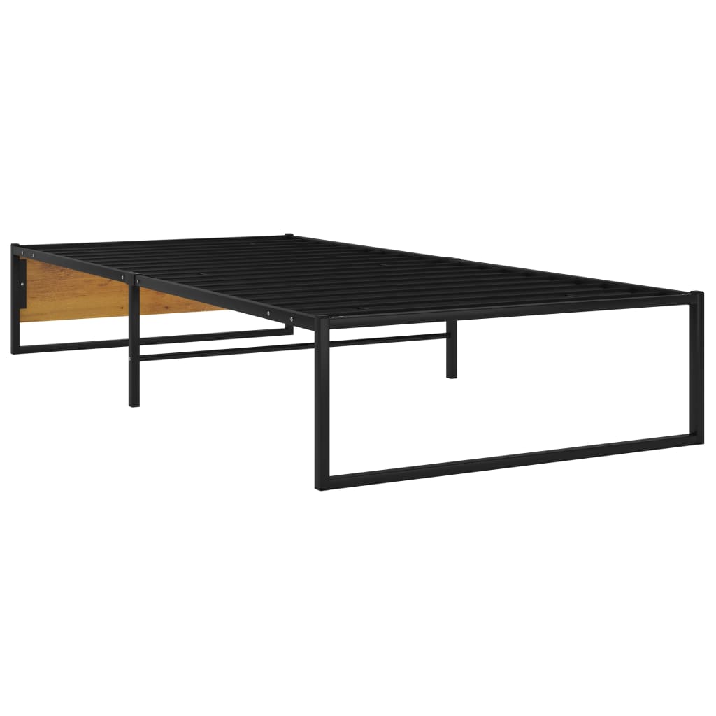 Bettgestell Schwarz Metall