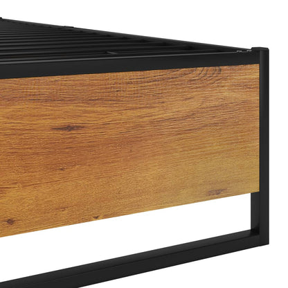 Bettgestell Schwarz Metall