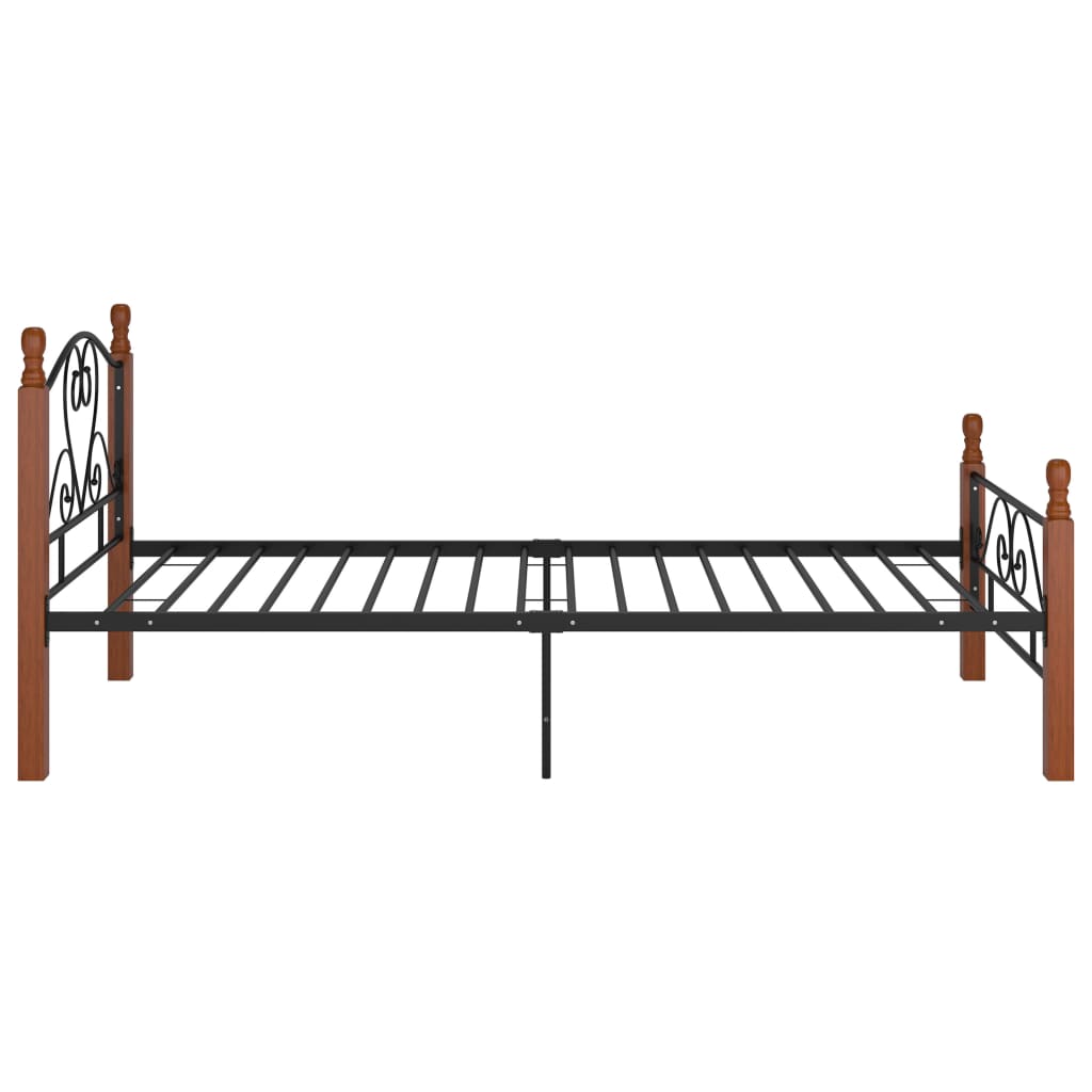 Bettgestell Schwarz Metall