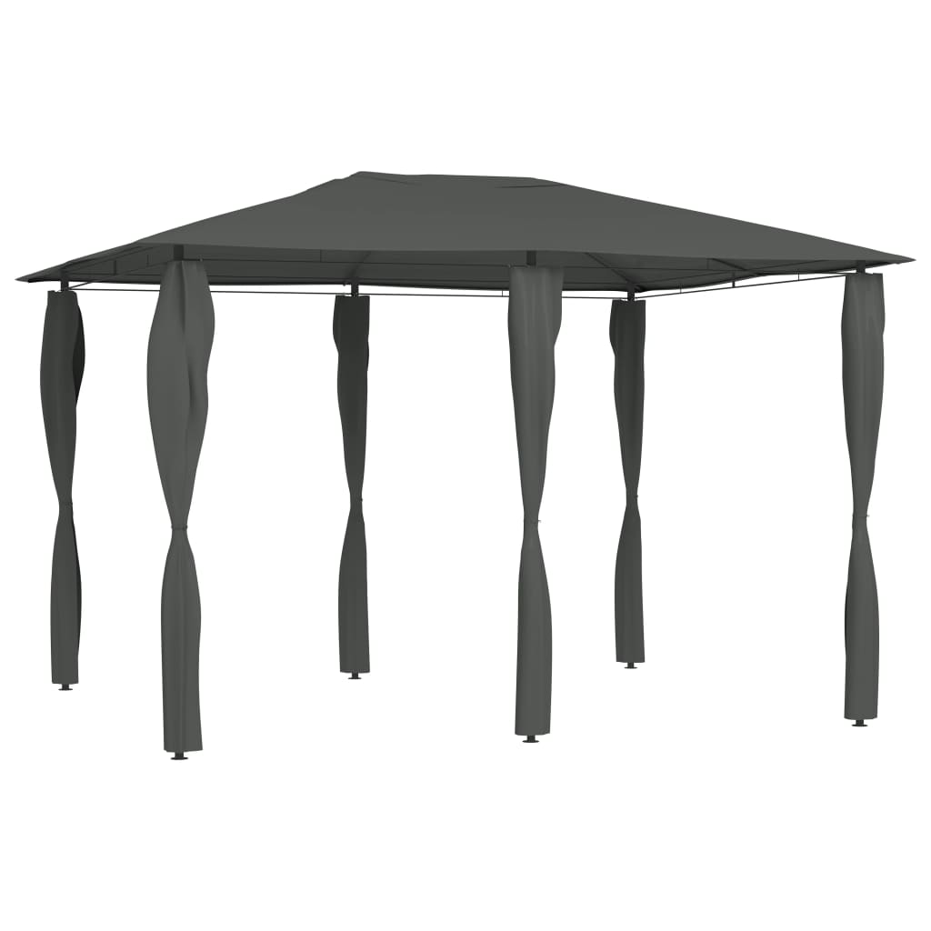 Pavillon 2,98X5,3X2,59 M Grau 160 G/M² Anthrazit