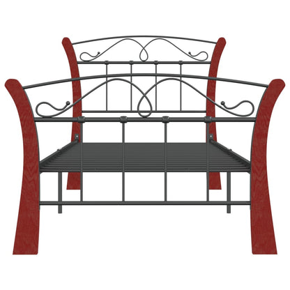 Bettgestell Schwarz Metall