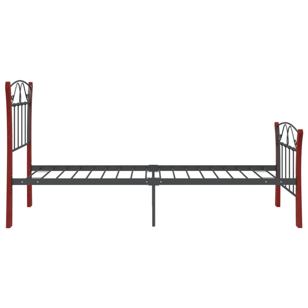Bettgestell Schwarz Metall