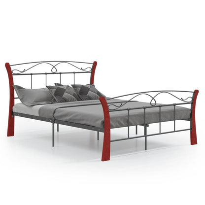 Bettgestell Schwarz Metall