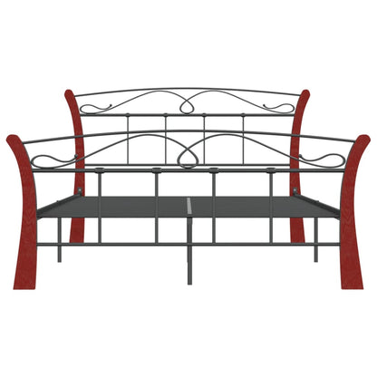 Bettgestell Schwarz Metall