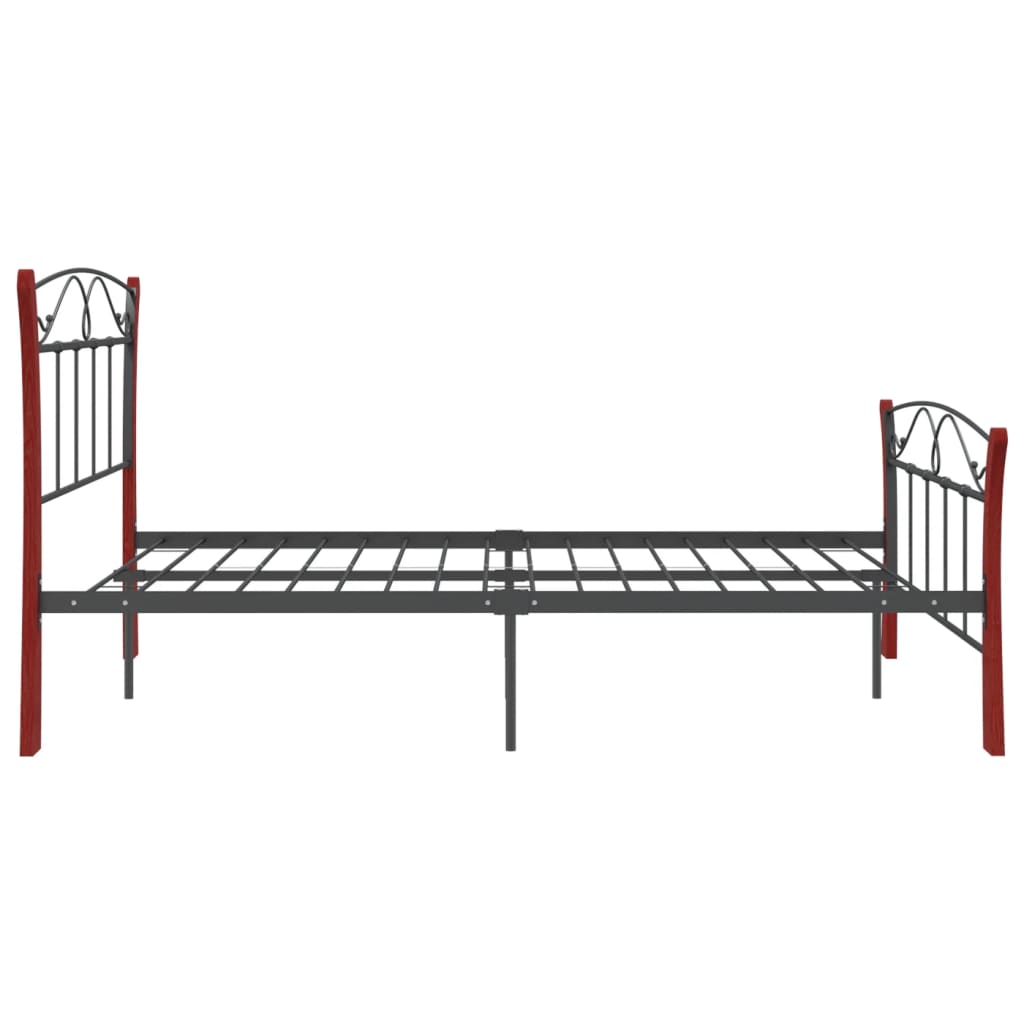 Bettgestell Schwarz Metall